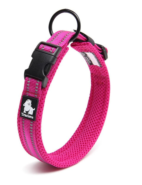 Heavy Duty Reflective Collar Pink XL