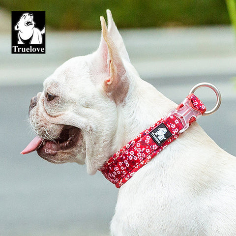 Floral Collar Poppy Red XS