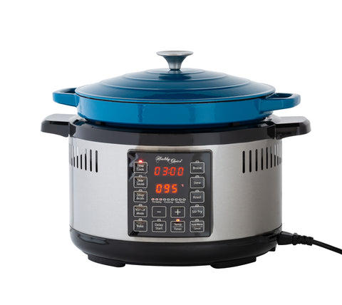 6.5L Smart Digital Dutch Oven w/ 8 Cook Settings, Stainless Steel