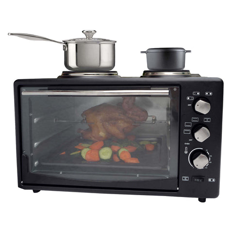 Portable Oven with Rotisserie Cooking, 34L Capacity, 1700W