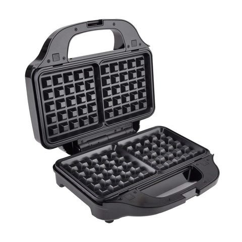 Sandwich Press w/ 3 Interchangeable Plates Incl Toasties & Waffles