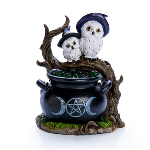 Snowy Owl Cauldron LED Light