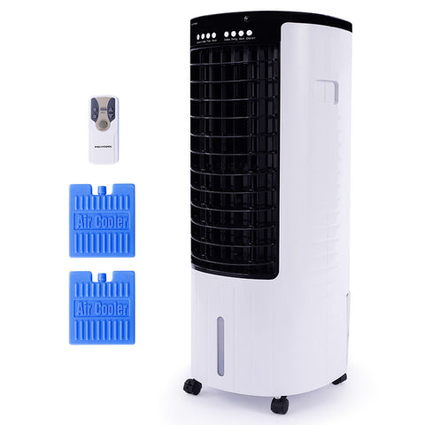 POLYCOOL 12L Portable Evaporative Air Cooler 24 Hour Timer 4 in 1 Cooling Fan