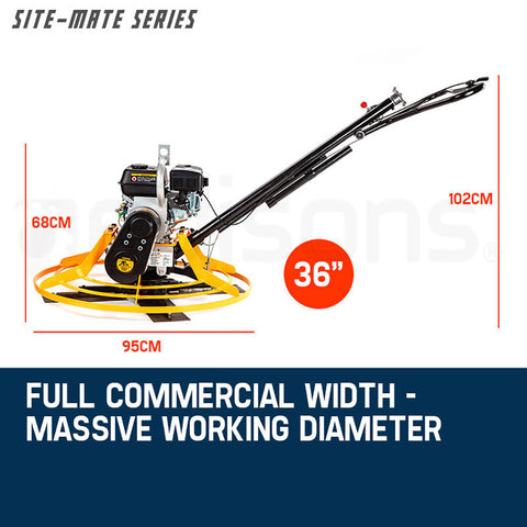 Baumr-AG 36" Troweller Machine - Trowelling Power Trowel Concrete Helicopter