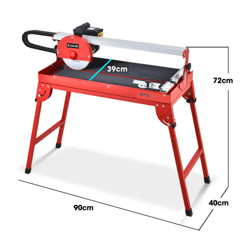 BAUMR-AG 800W Electric Tile Saw Cutter with 200mm (8") Blade, 620mm Cutting Length