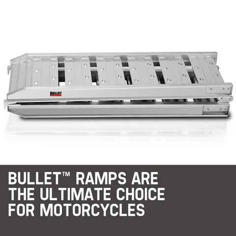 BULLET 1.8m Aluminium Folding Loading Traction Ramp, 200kg capacity