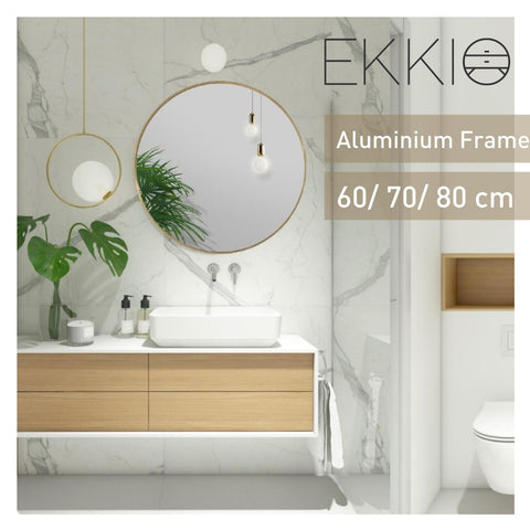 EKKIO Round Mirror No LED (60cm) EK-MR-100-JT (Old RM-100)