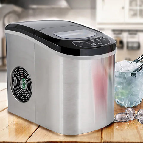 Miraklass Ice Maker Machine Stainless Steel 2.2L