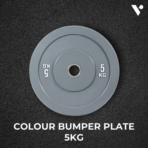 Verpeak Colour Bumper Plate 5KG x 2 Gray VP-WP-105-FP