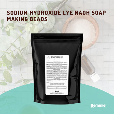 5Kg Caustic Soda Pearls Food Grade Sodium Hydroxide Lye NaOH Soap Making Beads