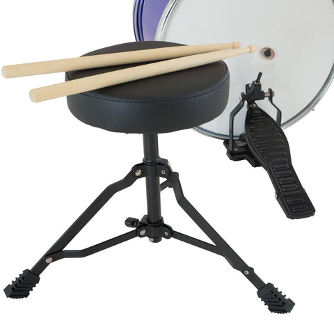 Karrera Children's 4pc Drum Kit - Blue