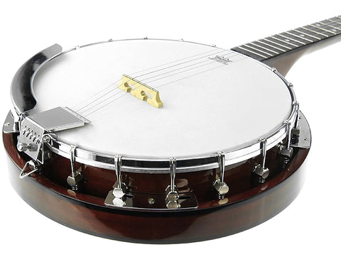 Karrera 5 String Resonator Banjo - Brown