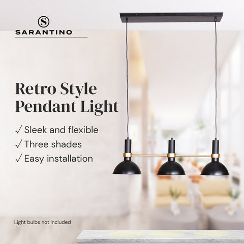 Sarantino 3-Light Hanging Pendant Lamp