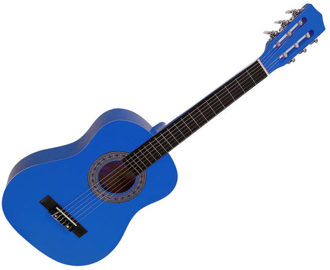 Karrera 34in Acoustic Children no cut Guitar - Blue