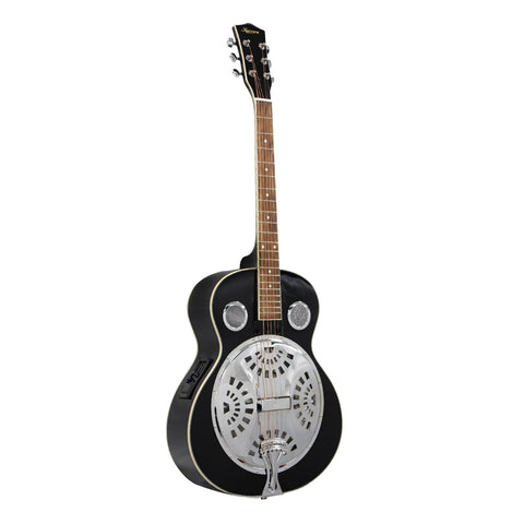 Karrera 40in Resonator Guitar - Black