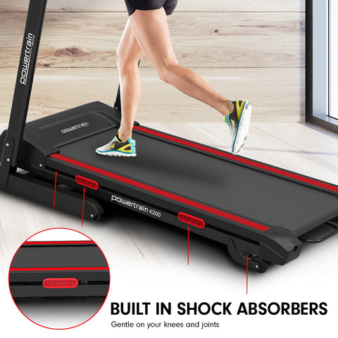 Powertrain K200 Electric Treadmill Folding Home Gym Running  Machine