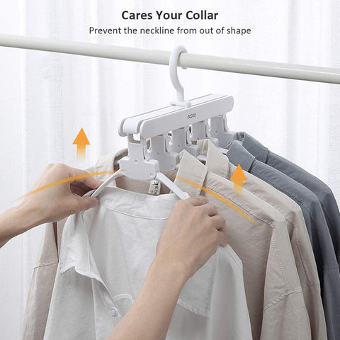 Magic Hanger Space Saving Multifunctional Clothes Coat Hanger Dryer Laundry Drying Rack Airer Clothes Horse Grey