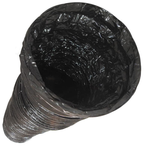 12" Flexible Black Duct 6 Meter Length 300mm Diameter | Hydroponic Accessories