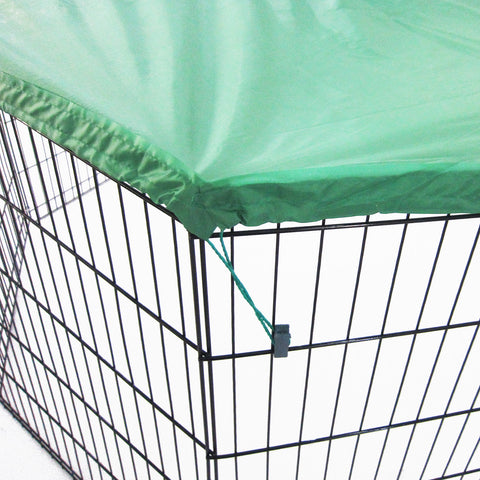 Paw Mate Green Net Cover for Pet Playpen 30in Dog Exercise Enclosure Fence Cage