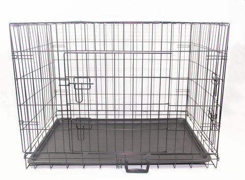 YES4PETS 42' Portable Foldable Dog Cat Rabbit Collapsible Crate Pet Rabbit Cage with Cover