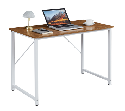 Computer Desk, Sturdy Home Office Laptop Desk Modern Writing Table, Multipurpose Workstation