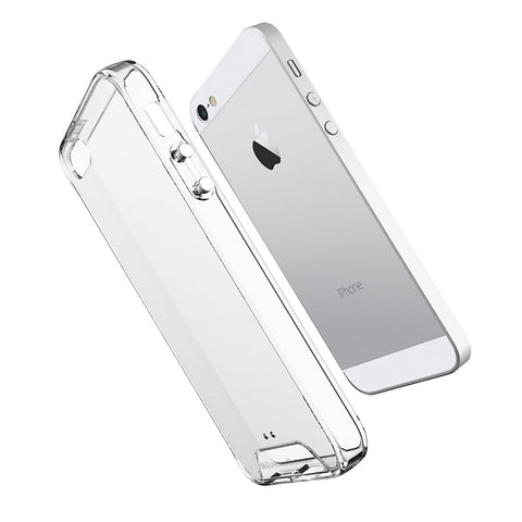 For iPhone SE (1st gen 2016), 5s, 5 Case iCoverLover Shockproof Cover Clear