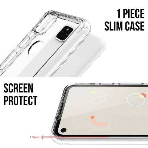 For Google Pixel 4a 5G Case, iCoverLover Shockproof Cover Clear
