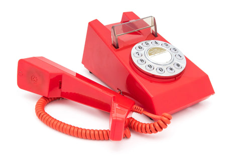 GPO Retro Trim Phone Push Button - Red