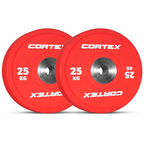 CORTEX 25kg Competition Bumper Plates (Pair)