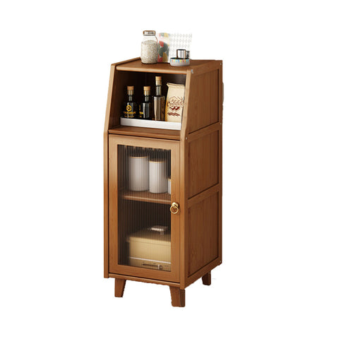 Modern Bamboo Kitchen Sideboard Storage Cabinet Cupboard Tea Cabinet