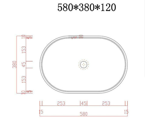 Ultra Modern Concrete Cement Wash Basin Counter Top Matte Pink Oval Basin