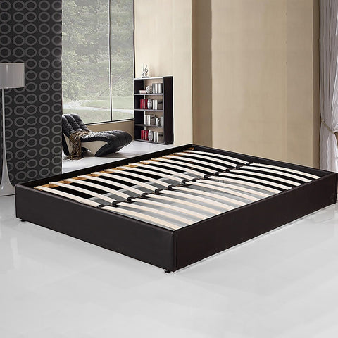 PU Leather Double Bed Ensemble Frame