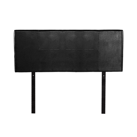 PU Leather Double Bed Headboard Bedhead - Black