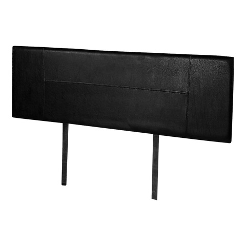 PU Leather Queen Bed Headboard Bedhead - Black