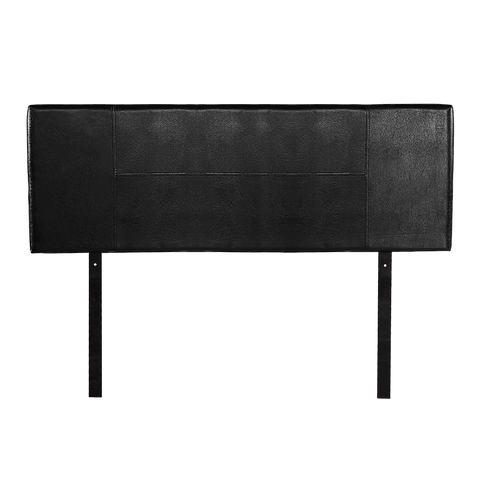 PU Leather Queen Bed Headboard Bedhead - Black