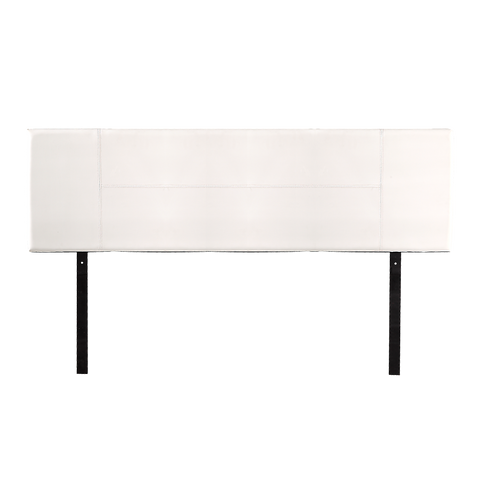 PU Leather King Bed Headboard Bedhead - White