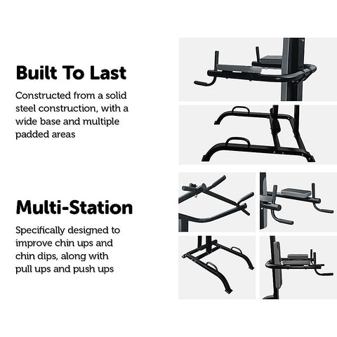 Power Tower Chin Up Dip Pull Push Up Machine