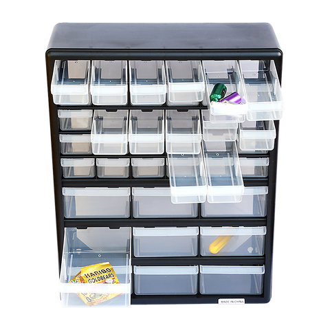 Storage Cabinet Drawers 39 Plastic Tool Box Containers Organiser Cupboard