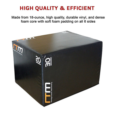 3 IN 1 Foam Plyo Games Plyometric Jump Box