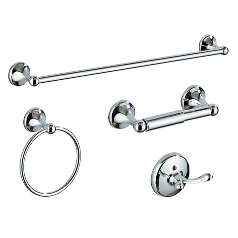 4 Piece Towel Bar Set Bath Accessories Bathroom Hardware