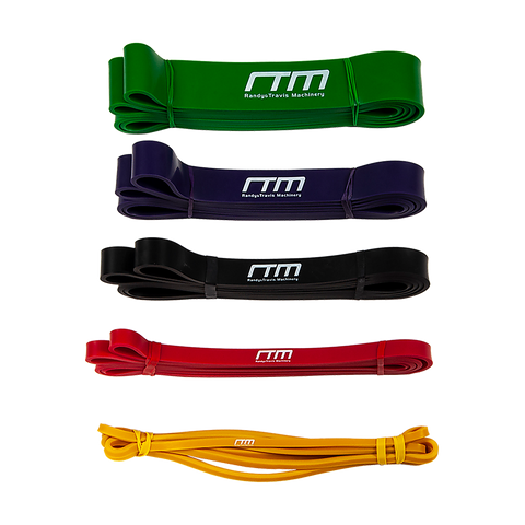 Resistance Band Loop Set of 5 Heavy Duty Gym Yoga Workout