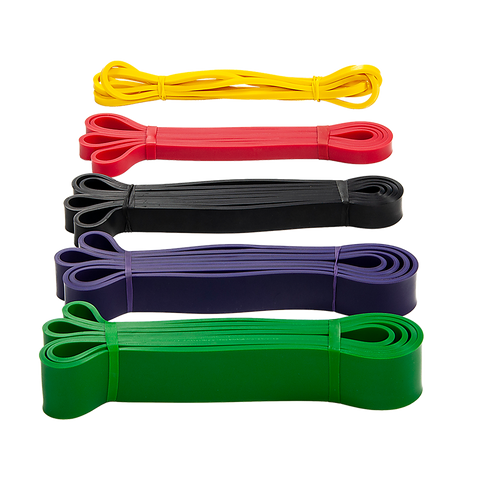 Resistance Band Loop Set of 5 Heavy Duty Gym Yoga Workout