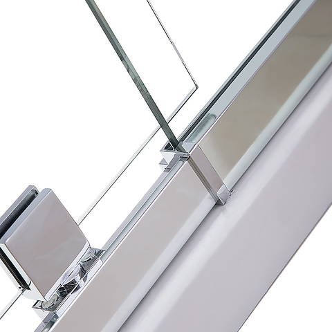 Semi Frameless Shower Screen (82~90)x 195cm & (98~101)x 195cm Side AS/NZS Glass