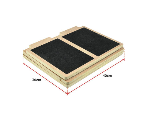 Slant Board Calf Stretcher as used in the Egoscue Method