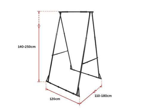 Pull-up Bar Free Standing Pull up Stand Sturdy Frame Indoor Pull Ups Machine