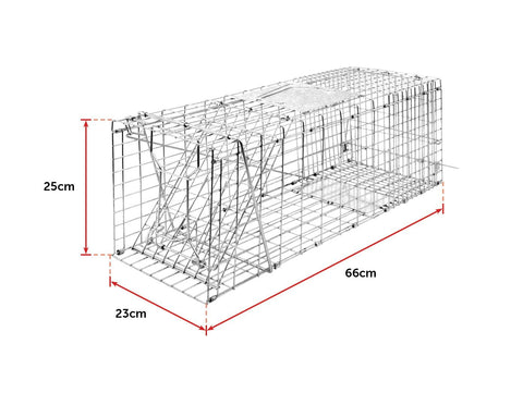 Trap Humane Possum Cage Live Animal Safe Catch Rabbit Cat Hare Fox Bird