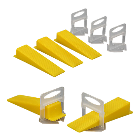 1000x Tile Leveling System Clips Levelling Spacer Tiling Tool Floor Wall 1.5