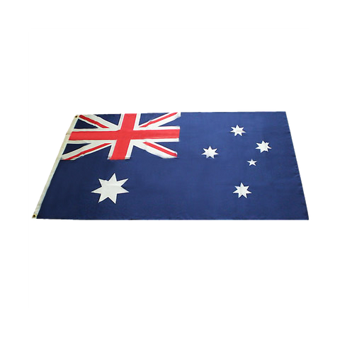 Australian Flag Heavy Duty Woven Spun Poly Australia Flag Metal Clips