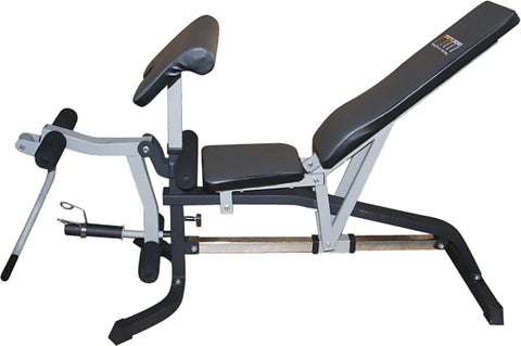 FID Flat Incline Decline Bench Press w/ Leg Extension