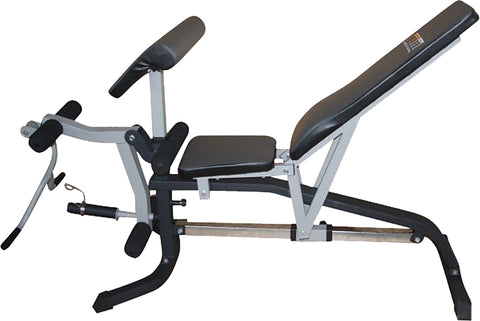 FID Flat Incline Decline Bench Press w/ Leg Extension